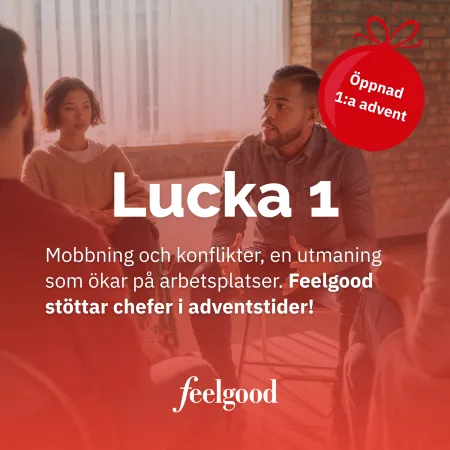 öppen adventslucka för första advent