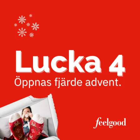 stängd adventslucka för fjärde advent