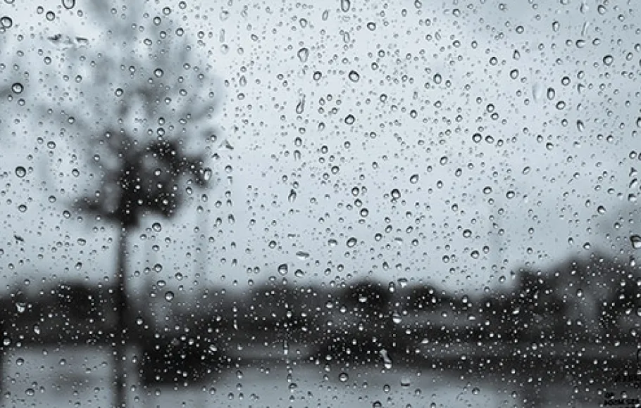 Mörk och ruggig vinterdag