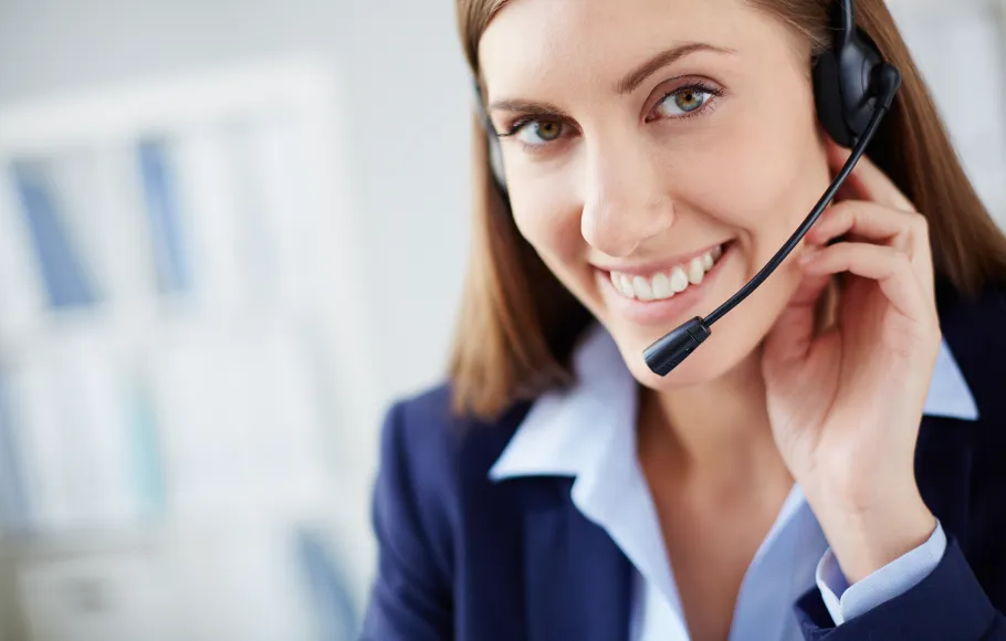 svarar i telefon headset