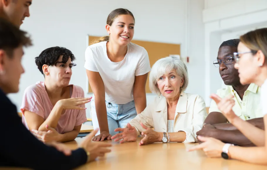Blandad åldersgrupp