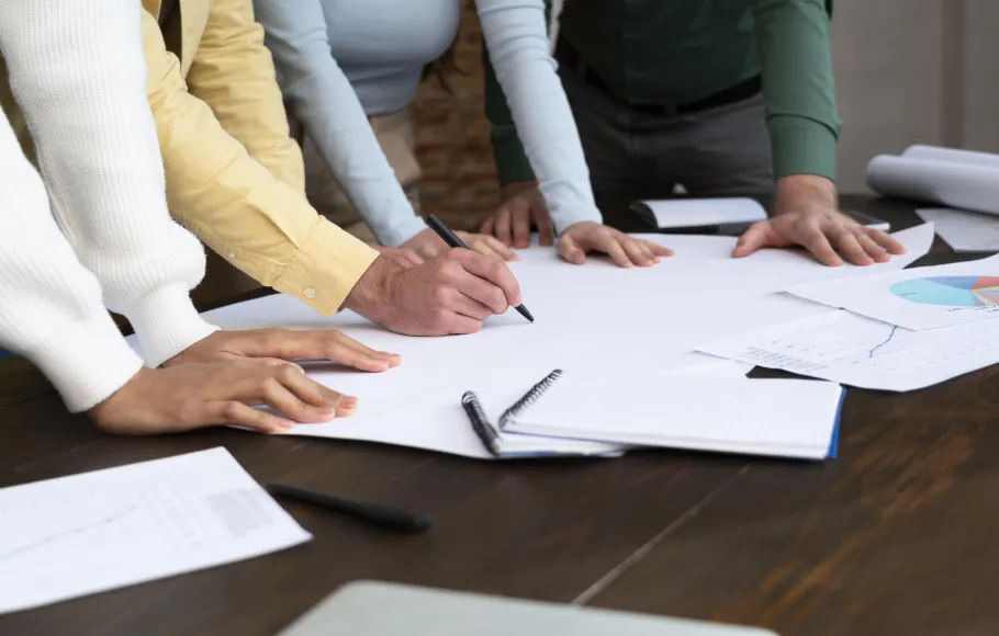 Brainstorming i grupp