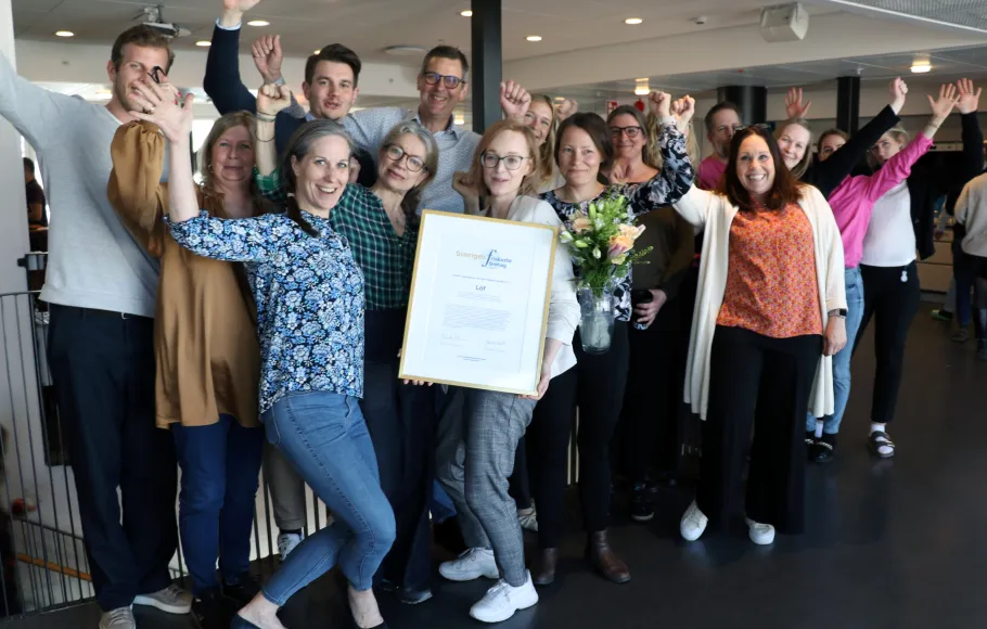 Bodil Garneij, Hanna Grubb och Henrik Cronmark som samordnat vår anmälan här tillsammans med några av oss aktiva Löf:are som deltog när vi fi...