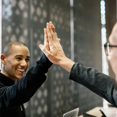 high five