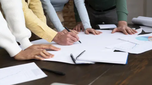 Brainstorming i grupp